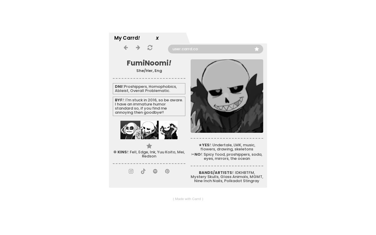 FumiNoomi (Website 1!)